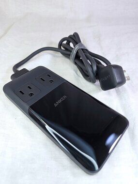 Anker A9128 Prime 6-in-1 Charging Station Hub 140W Power Strip AC USB-A USB-B